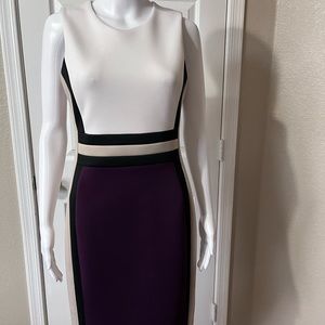 Calvin Klein color block dress size 6